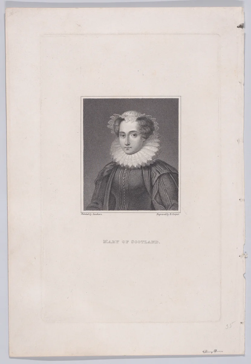 Mary, Queen of Scots by Robert Cooper, print, 1800-1835