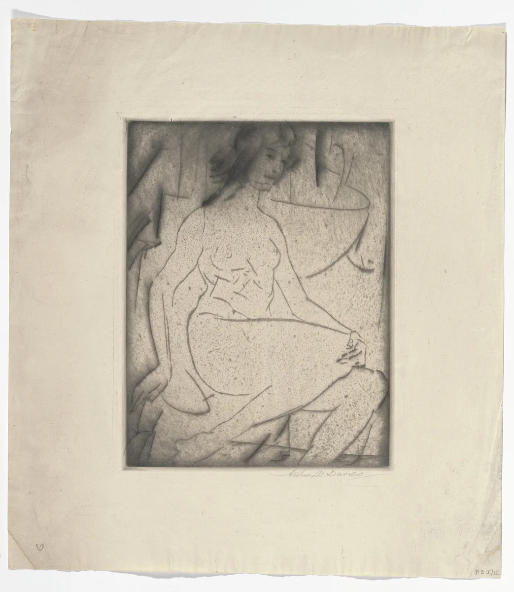 Iris by Arthur B. Davies, print, 1916