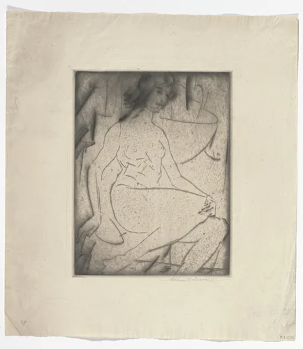 Iris by Arthur B. Davies, print, 1916