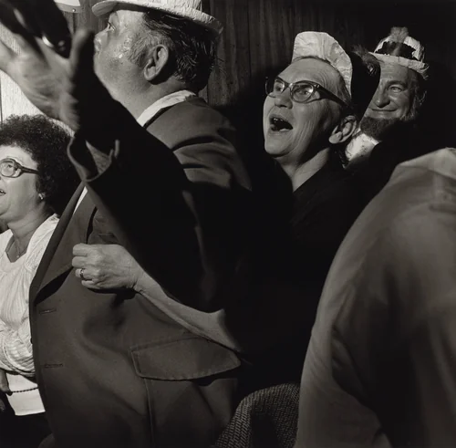 New Year's Eve, American Legion, Bangor, Pennsylvania by Larry Fink, photograph, 1980