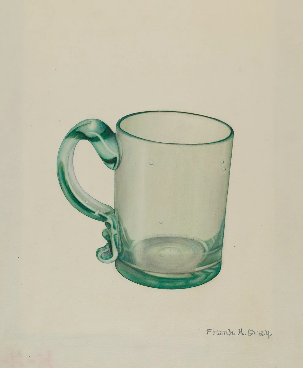 Mug by Frank Gray, index of american design, 1939