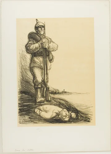 Under the Boot by Théophile Alexandre Steinlen, print, 1915