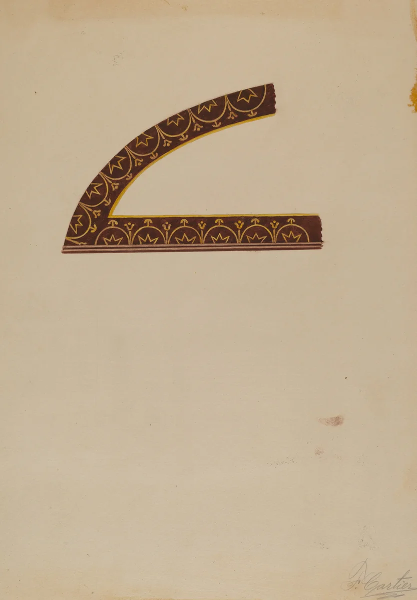 Design from China Closet by Ferdinand Cartier, index of american design, 1935-1942