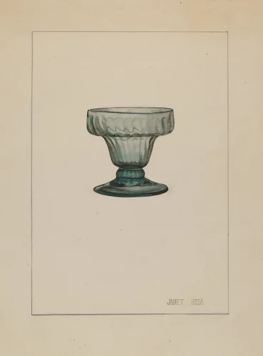 Salt Cellar by Janet Riza, index of american design, 1937