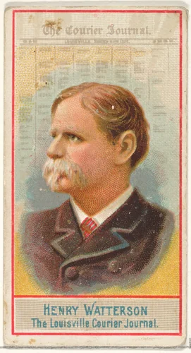 Henry Watterson, The Louisville Courier Journal, from the American Editors series (N1) for Allen & Ginter Cigarettes Brands by Allen & Ginter, print, 1887