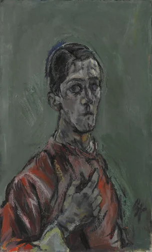 Self-Portrait by Oskar Kokoschka, painting, 1913