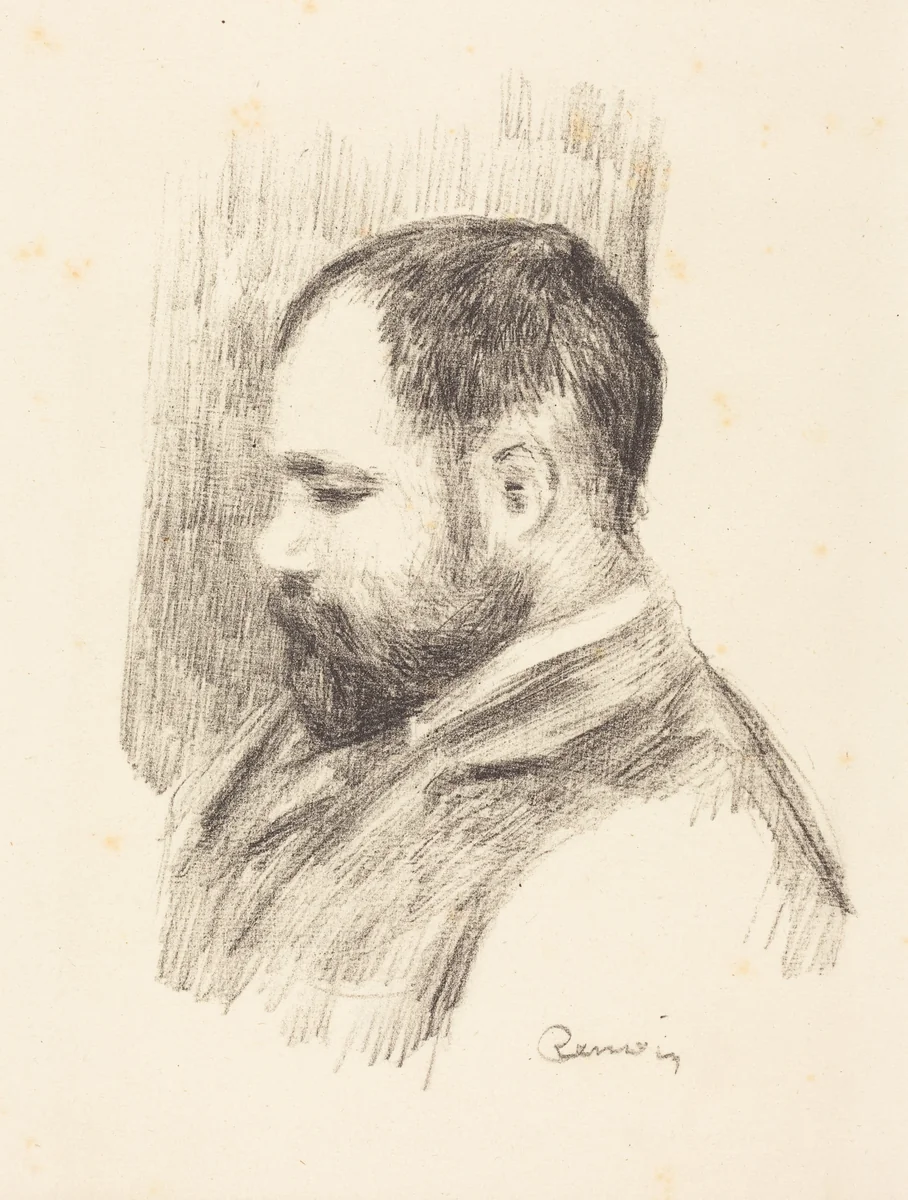 Ambroise Vollard by Auguste Renoir, print, 1904