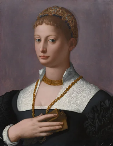 Portrait of a Woman by Agnolo Bronzino, painting, 1550