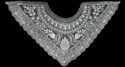 Cape Collar by Malta, textile, 1850-1875