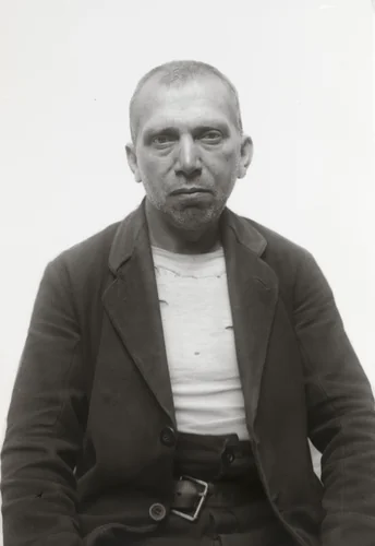 Asylum Inmate by August Sander, photograph, 1926