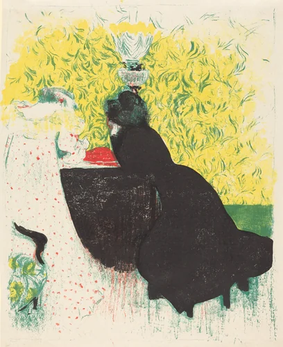 Two Sisters-in-Law (Les deux belles-soeurs) by Ambroise Vollard; Edouard Vuillard, print, 1897-1899