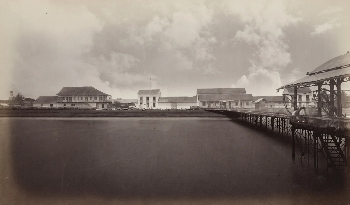 Punta Arenas by Eadweard Muybridge, photograph, 1875