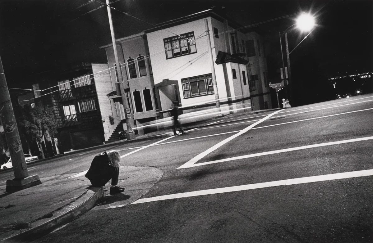 Street Map (#9) by Jim Goldberg, photograph, 1987
