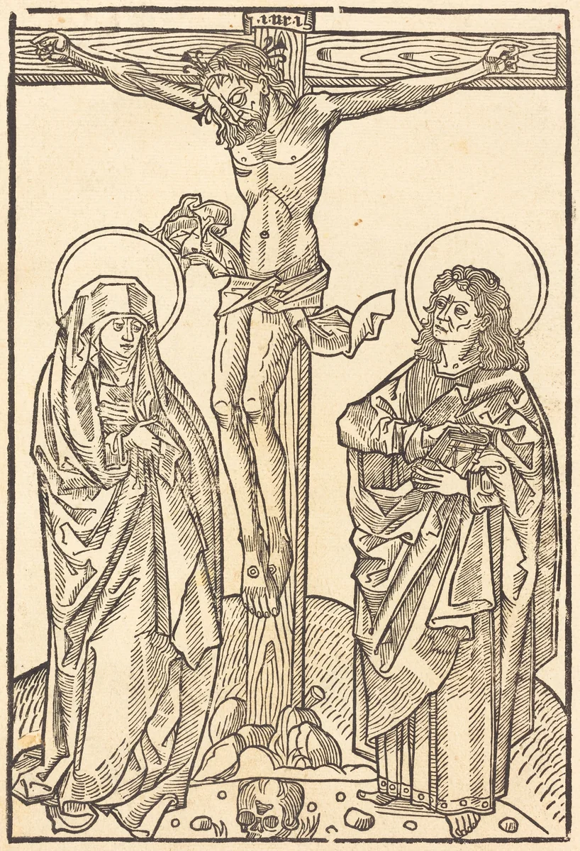 Christ on the Cross by German 15th Century, print, 1486-1488