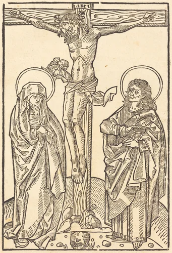 Christ on the Cross by German 15th Century, print, 1486-1488