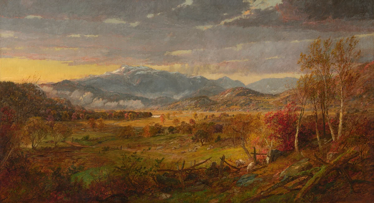View of Mt. Washington by Jasper Francis Cropsey, painting, 1881