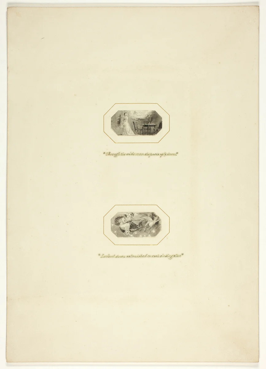 Study for a plate from The Triumphs of Temper, in the 1796 Royal Engagements Pocket Book by Thomas Stothard, drawing, 1790-1800