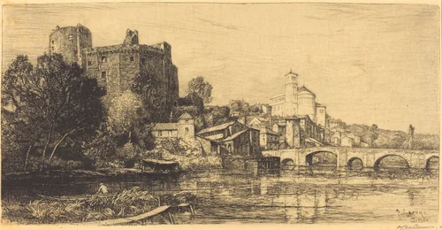 Clisson (Lower Loire) by Auguste Lepère, print, 1909