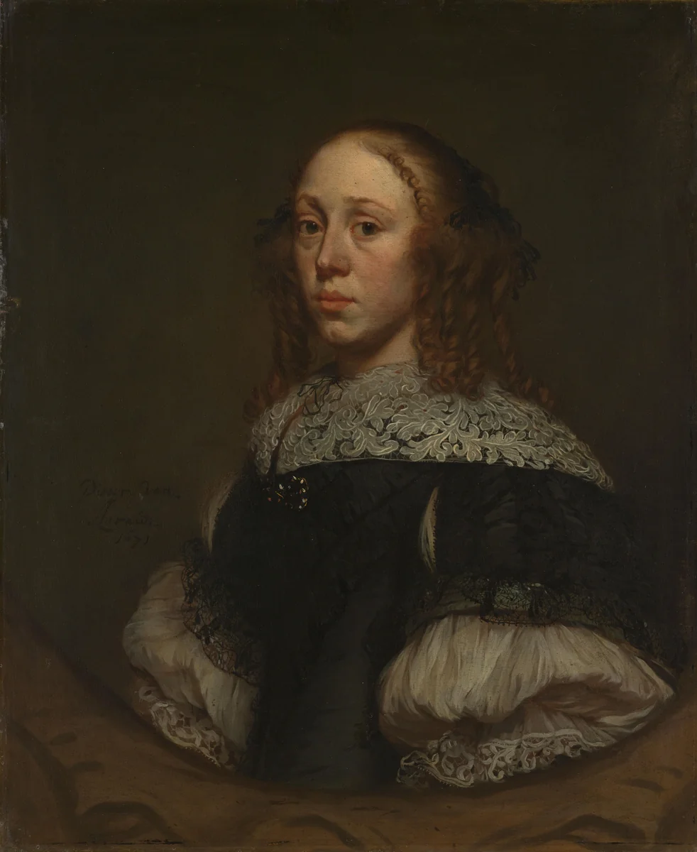 Portrait of a Woman by Pieter van Anraedt, painting, 1671