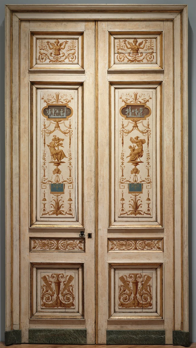 Double-Leaf Doors by Pierre Rousseau, painting, 1790-1799
