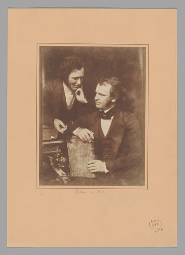 Rev. Moir and John Gibson by Hill and Adamson, photograph, 1843-1847