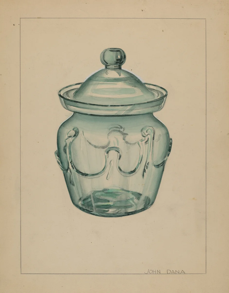Sugar Bowl by John Dana, index of american design, 1936