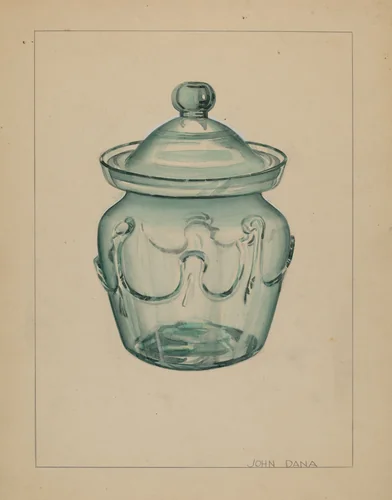 Sugar Bowl by John Dana, index of american design, 1936