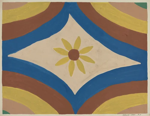 Colcha by Majel G. Claflin, index of american design, 1935-1942