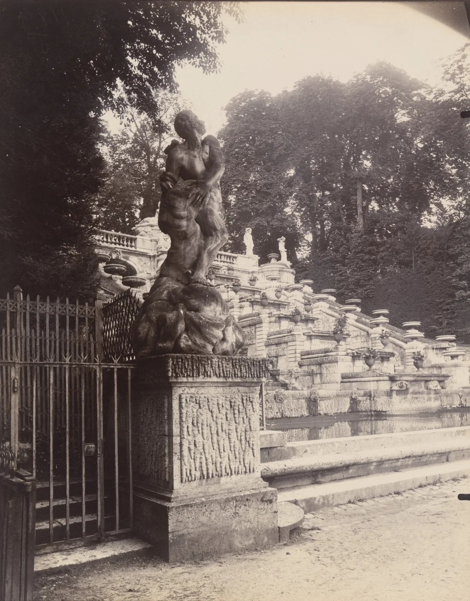 Parc de Saint-Cloud by Eugène Atget, photograph, 1923