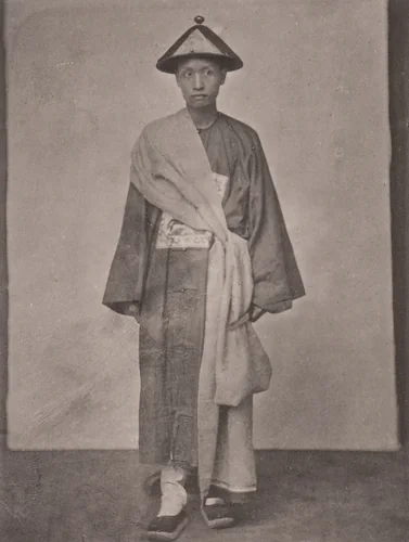 A Bride and Bridegroom by John Thomson, photograph, 1873