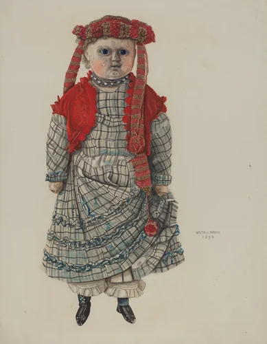 Doll by Walter Praefke, index of american design, 1938
