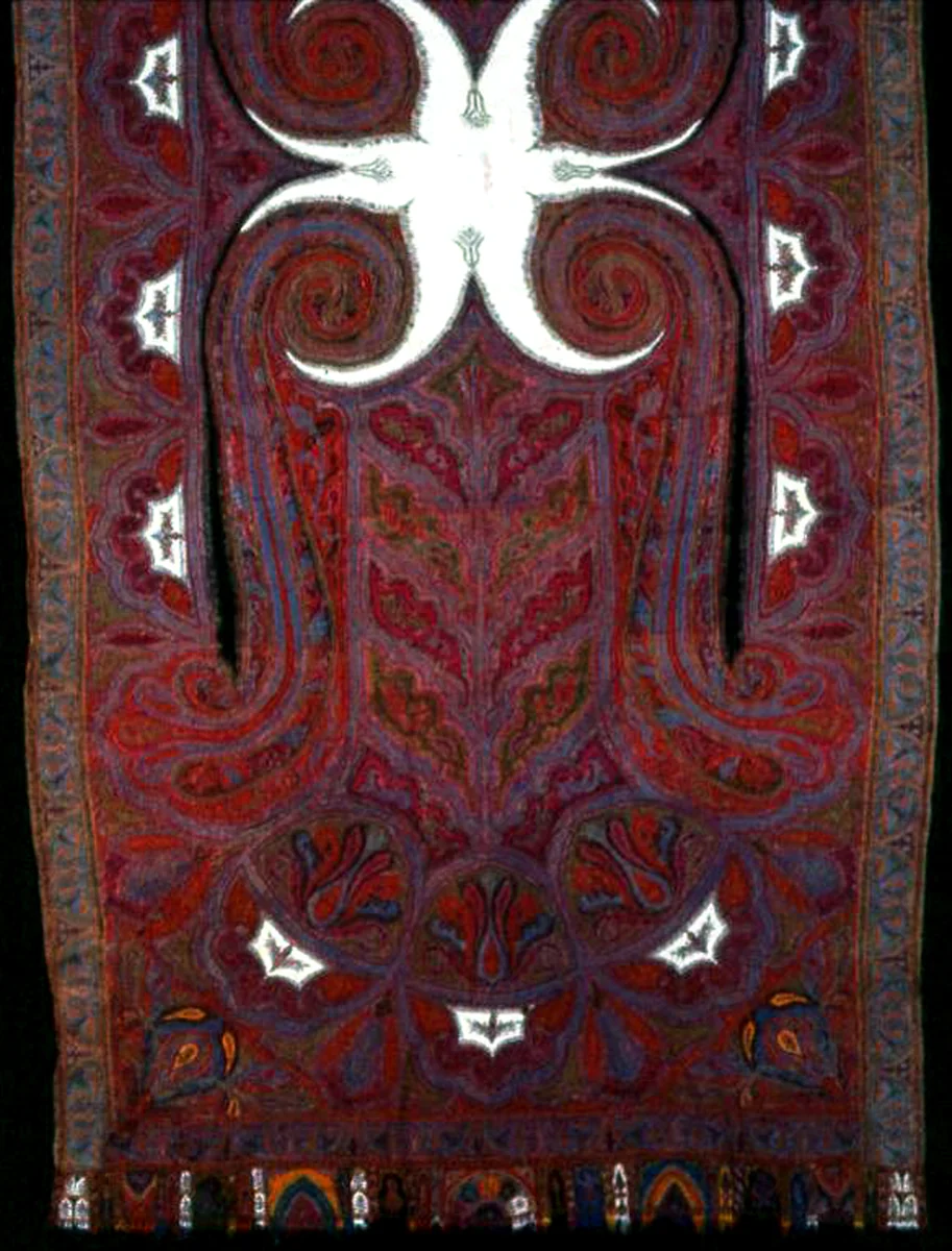 Long Shawl by India, textile, 1855-1865