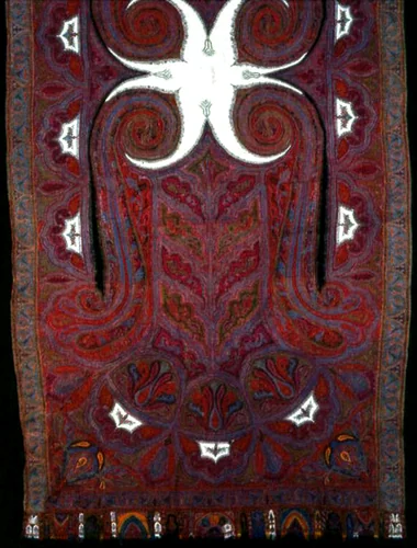 Long Shawl by India, textile, 1855-1865