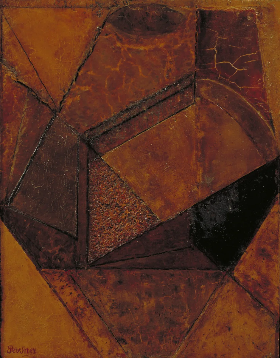 Abstract Forms by Antoine Pevsner, painting, 1913