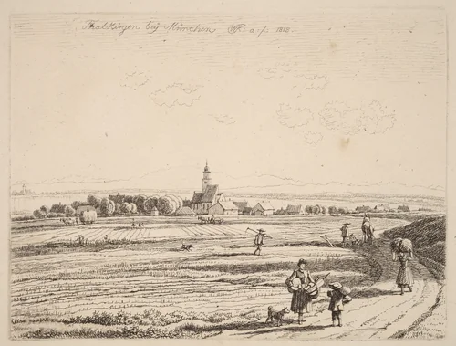Thalkirchen by Wilhelm von Kobell, print, 1818