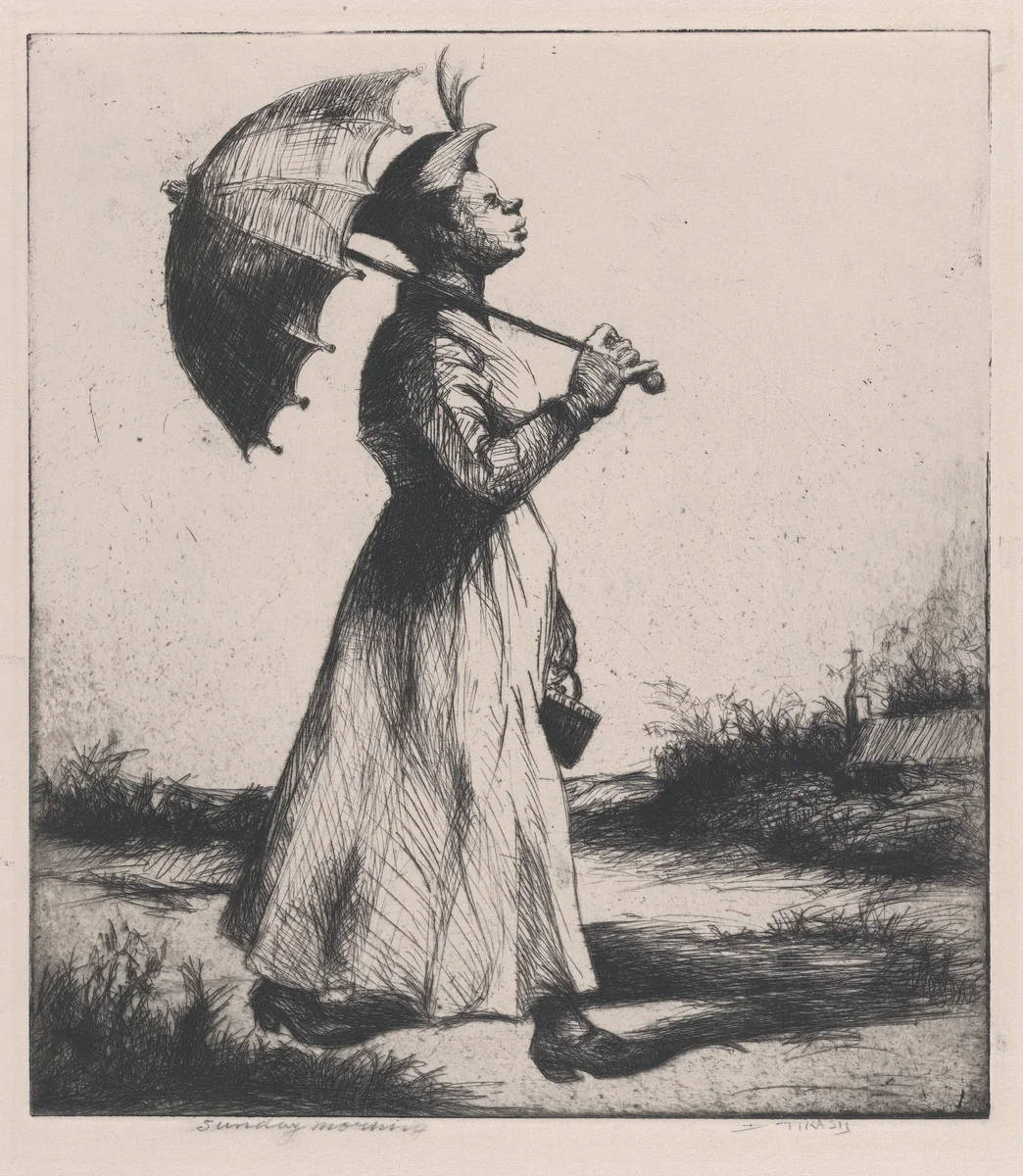 Sunday Morning by Dox Thrash, print, 1934-1944