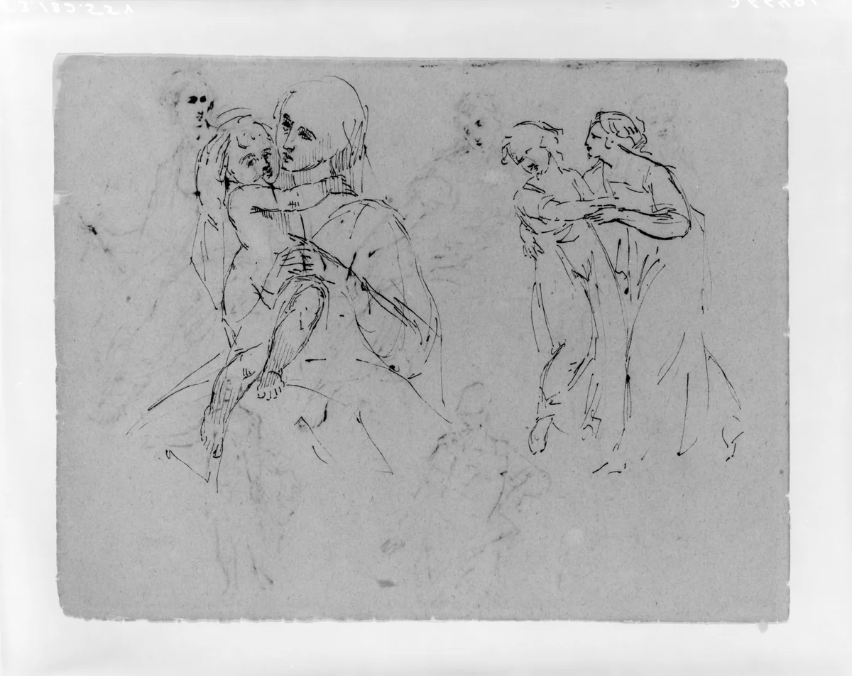 (From Sketchbook) by Thomas Sully, artwork, 1810-1820