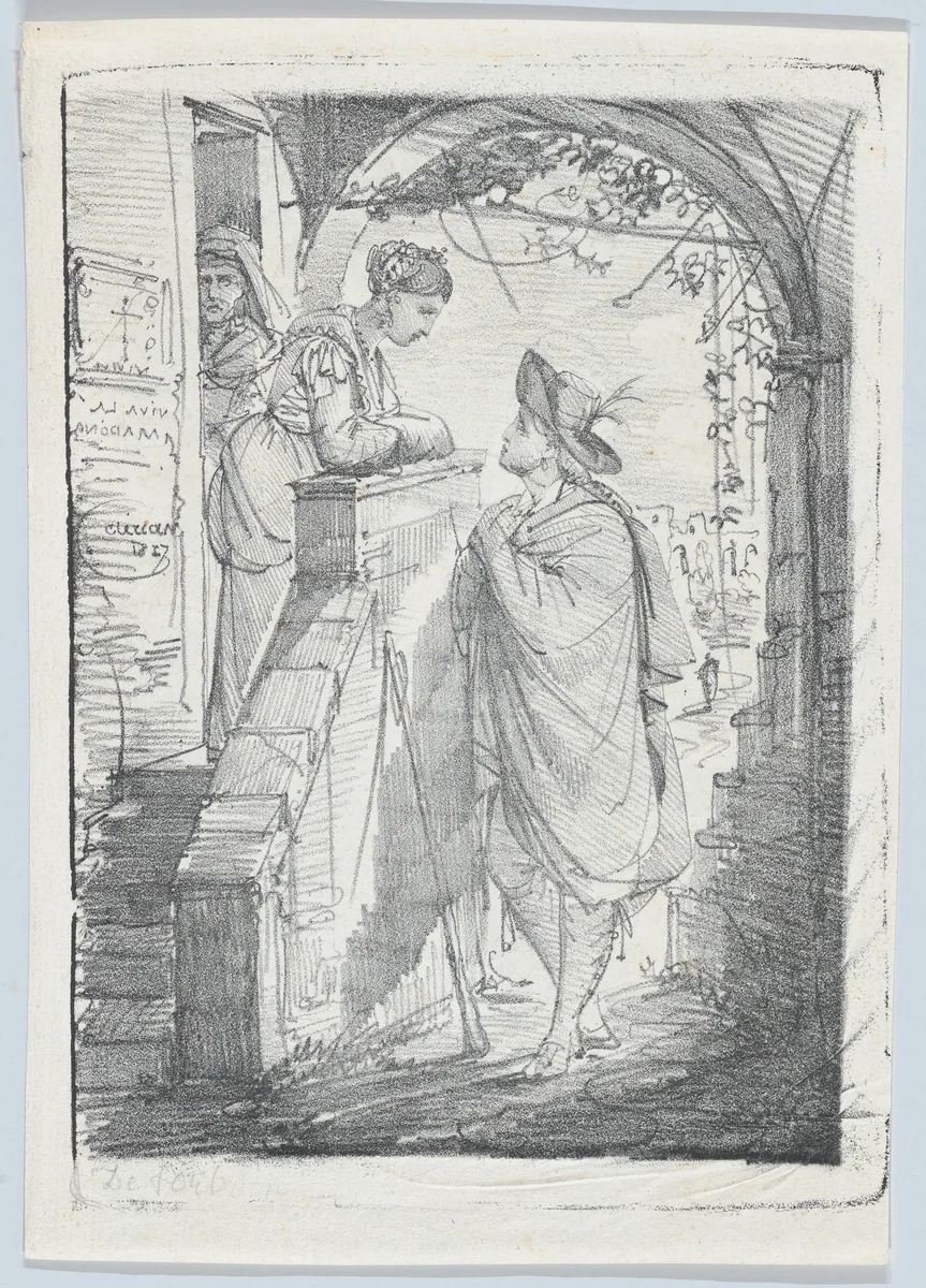 Viva La Madonna by Thomas Joseph Clérian, print, 1817