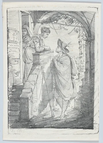 Viva La Madonna by Thomas Joseph Clérian, print, 1817