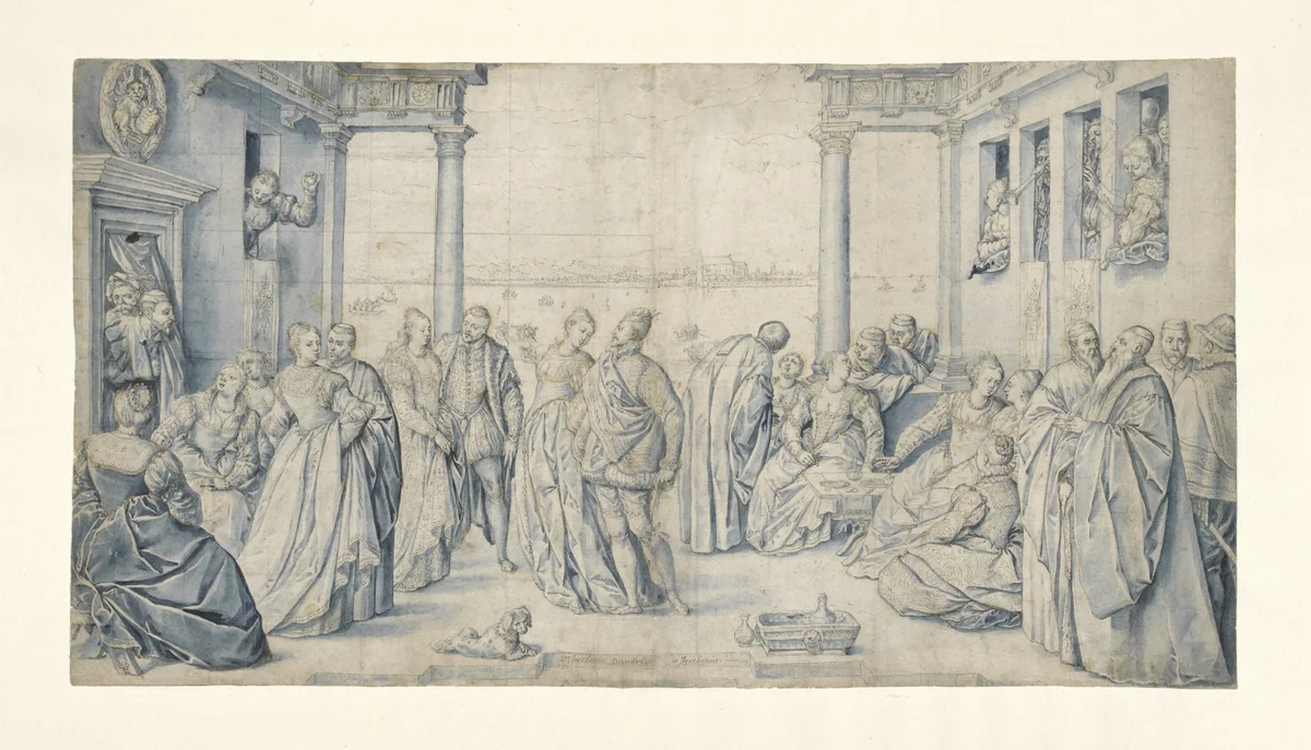 Untitled by Hendrick Goltzius, drawing, 1583-1590