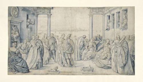 Untitled by Hendrick Goltzius, drawing, 1583-1590