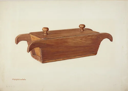 Dough Trough by M. Rosenshield-von-Paulin, index of american design, 1940