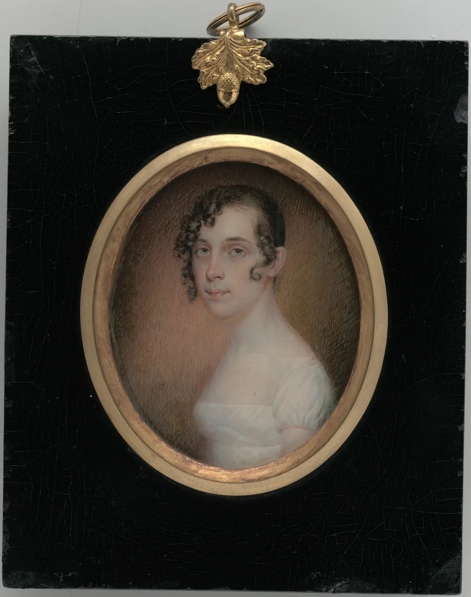 Anna Claypoole Peale by James Peale, artwork, 1812
