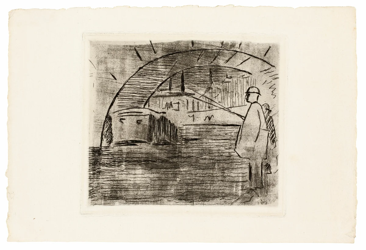 The Arch of the Bridge by Édouard Manet, print, 1874