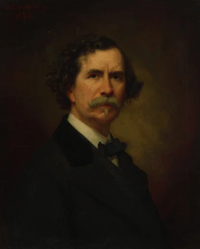 Self-Portrait by George Peter Alexander Healy, painting, 1873