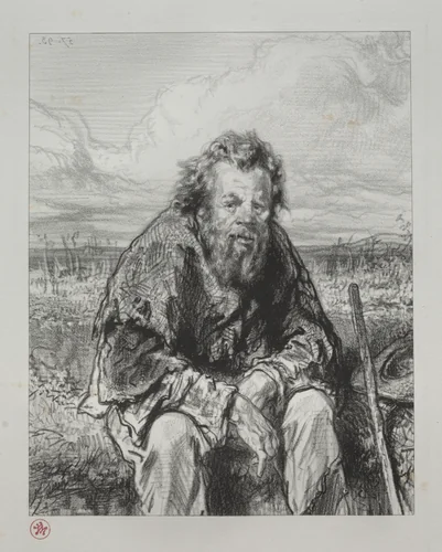 Do not Mention Policemen to Him by Paul Gavarni, print, 1824-1866