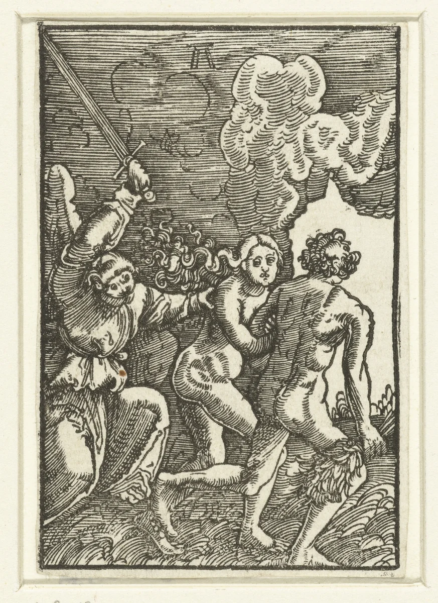 Expulsion from Paradise by Unknown, print, 1506-1538