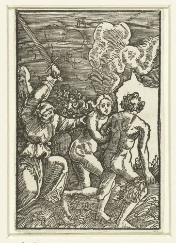 Expulsion from Paradise by Unknown, print, 1506-1538