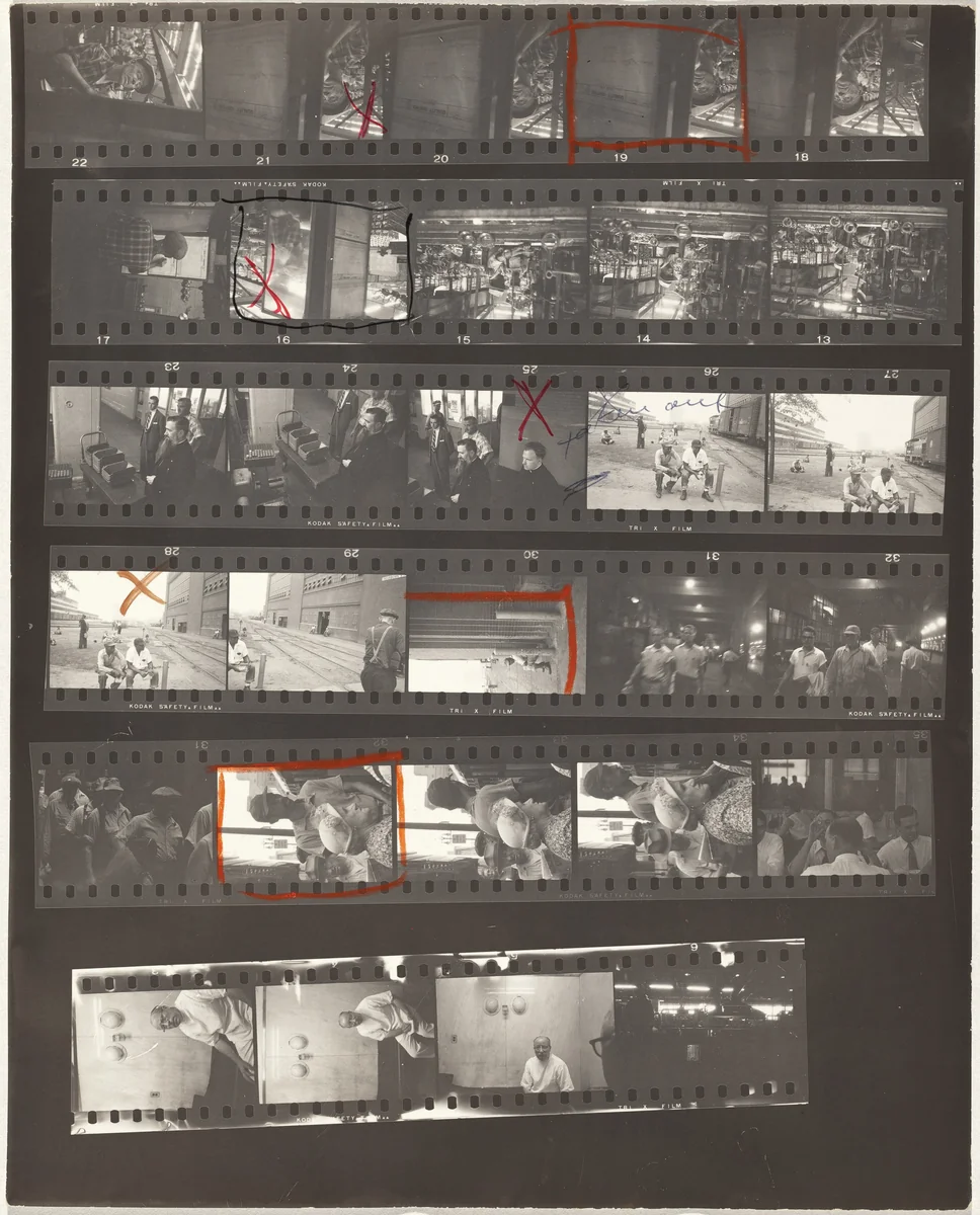 Guggenheim 92/Americans 63/Ford 15--Detroit by Robert Frank, photograph, 1955