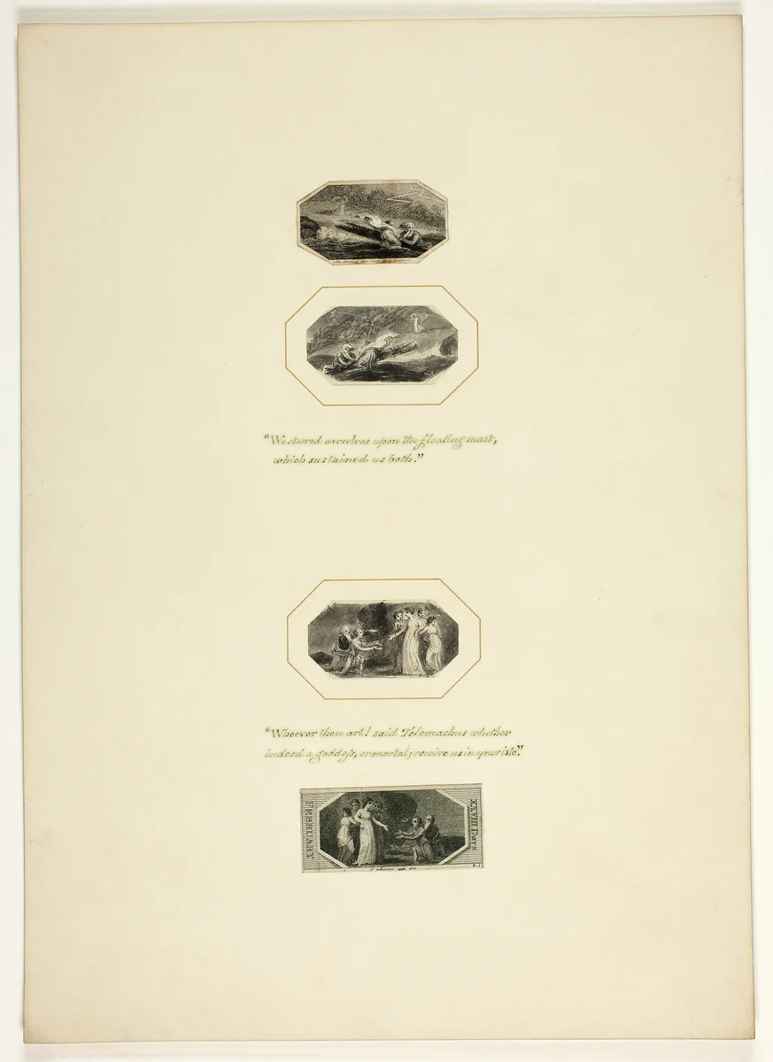 Plate from Telemachus by Thomas Stothard, print, 1793-1803